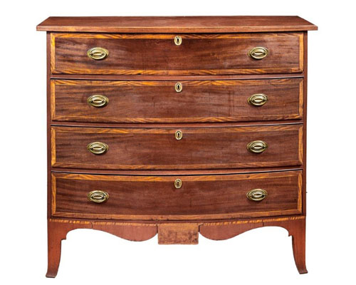 Bow Front Chest of Drawers